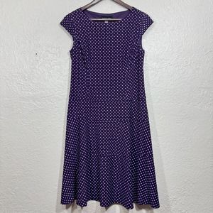 50's Style Trad Wife Dress 6 Polka Dot Pin Up‎ Rockabilly Housewife Retro Church